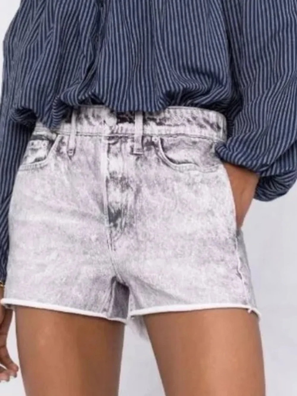Rag & bone Miramar printed sweatpant shorts
